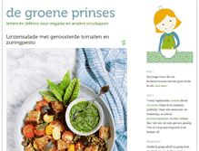 Tablet Screenshot of groeneprinses.be